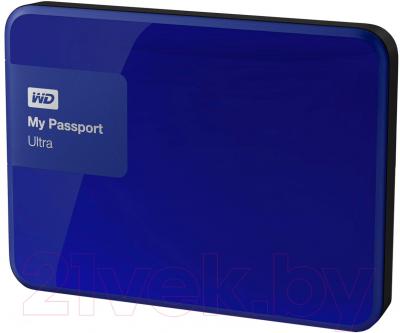 Внешний жесткий диск Western Digital My Passport Ultra 1TB Blue (WDBDDE0010BBL)