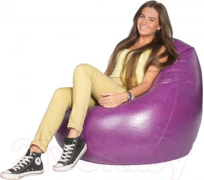 Бескаркасное кресло Meshokby Мешок Фиолетовый (classic balls, M)