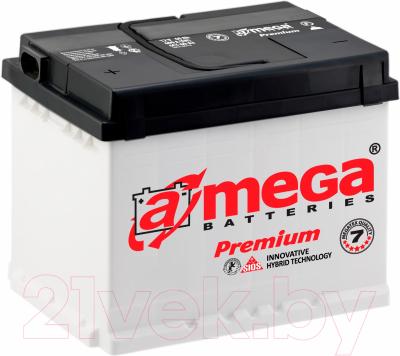 Автомобильный аккумулятор A-mega Premium 6СТ-55-А3 R (55 А/ч)