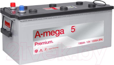 Автомобильный аккумулятор A-mega Premium 6СТ-190-А3 (190 А/ч)