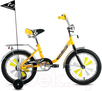 Детский велосипед Forward Racing Boy 2016 (16, желтый)