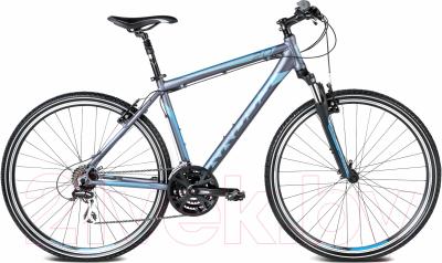 Велосипед Kross Evado 2.0 2016 (L, графитовый-синий матовый)