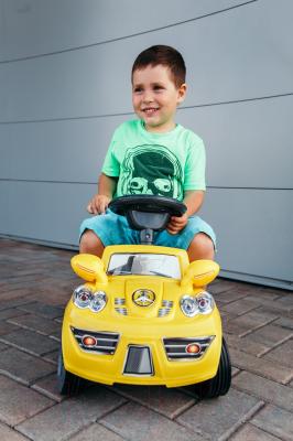 Детский автомобиль Sundays Mercedes Mini BJ21 (желтый)