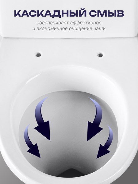 Купить Унитаз напольный Santeri Форвард 1P2052S0000BF в Молодечно