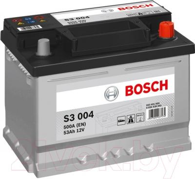 Автомобильный аккумулятор Bosch S3 004 553 401 050 (53 А/ч)