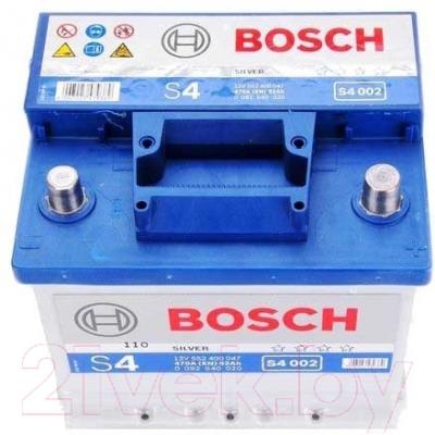 Автомобильный аккумулятор Bosch S4 002 552 400 047 / 0092S40020 (52 А/ч)