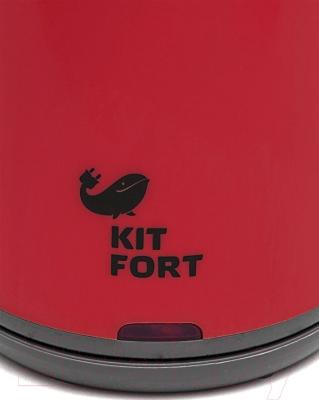 Электрочайник Kitfort KT-607-2 (красный)