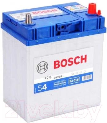 Автомобильный аккумулятор Bosch S4 018 540 126 033 JIS / 0092S40180 (40 А/ч)