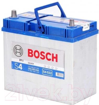 Автомобильный аккумулятор Bosch S4 022 545 157 033 JIS / 0 092 S40 220 (45 А/ч)