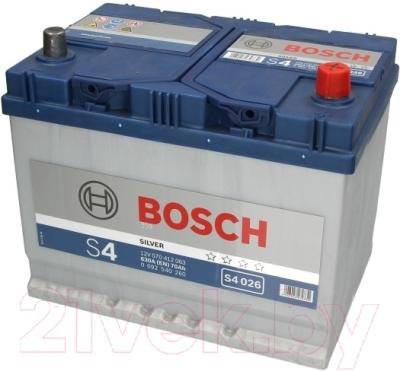 Автомобильный аккумулятор Bosch S4 026 570 412 063 JIS / 0092S40260 (70 А/ч)