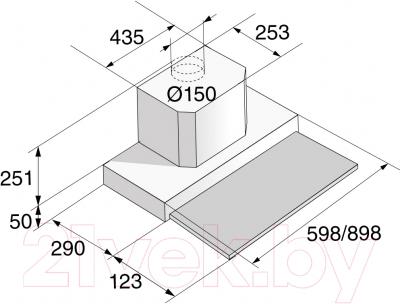 Вытяжка телескопическая Asko CO4627S