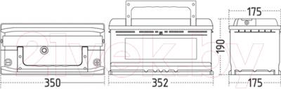 Аккумулятор лодочный Sznajder Marine 860 00 (100 А/ч)