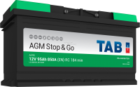 Автомобильный аккумулятор TAB Stop&Go AGM 213090 (95 А/ч) - 