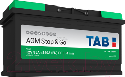 Автомобильный аккумулятор TAB Stop&Go AGM 213090 (95 А/ч)