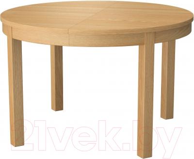 Обеденный стол Ikea Бьюрста 001.167.79 (дубовый шпон)
