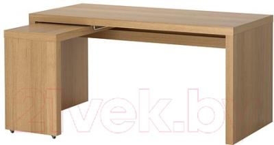 Письменный стол Ikea Мальм 002.141.81 (дубовый шпон) - Инструкция по сборке
