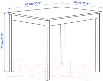 Стол икеа олмстад 120 70