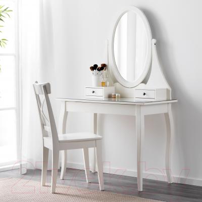 Туалетный столик с зеркалом Ikea Хемнэс 101.212.28 (белый)