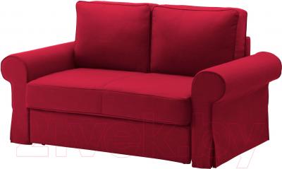 Чехол на 2-х местный диван Ikea Баккабру 103.232.45 (красный)