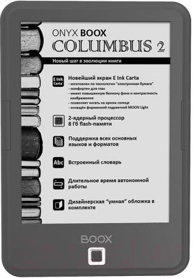 Электронная книга Onyx Boox Columbus 2 (серый, + чехол)