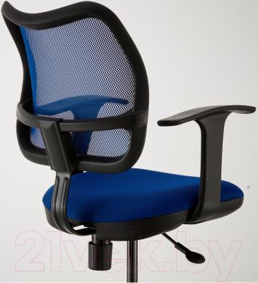 Кресло офисное Ikea Одфин 201.453.18 (синий) - вид сзади