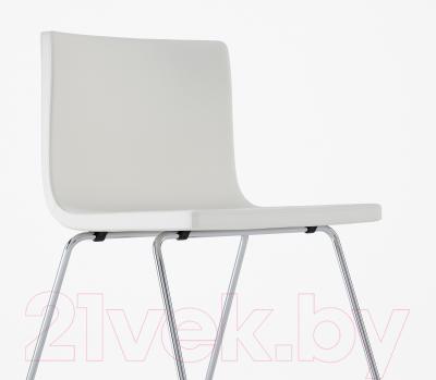 Стул Ikea Бернгард 201.530.68 (белый/хром)