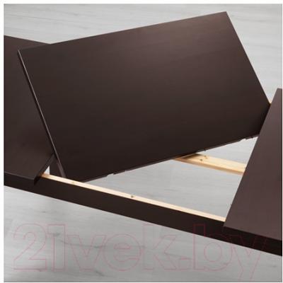 Обеденный стол Ikea Стурнэс 201.768.47 (коричнево-черный) - Инструкция по сборке