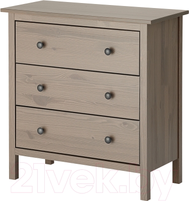 Комод Ikea Борсельв 202.434.89 (серо-коричневый)