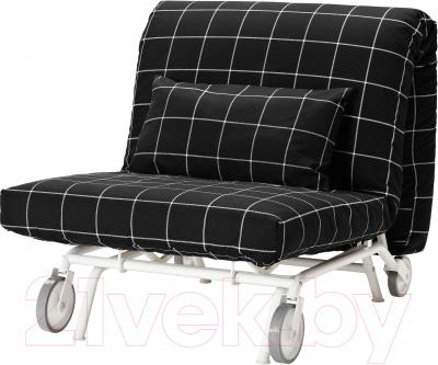 Чехол на кресло-кровать Ikea ПС 101.847.96 (черный/белый)