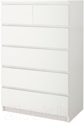 Комод Ikea Мальм 102.145.57 (белый)