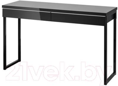 Письменный стол Ikea Бесто Бурс 202.504.32 (черный глянцевый)