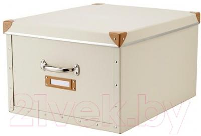 Коробка для хранения Ikea Фьелла 202.699.50 (белый с оттенком)
