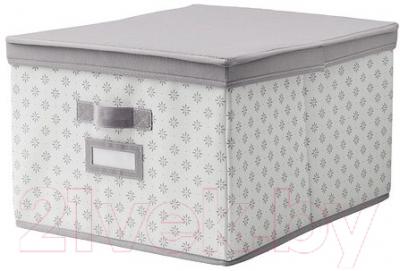 Коробка для хранения Ikea Свира 202.902.92 (серый/белый)