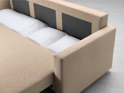 Диван Ikea Фрихетэн 203.014.55 (Шифтебу бежевый) - ящик для хранения белья