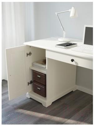 Письменный стол Ikea Лиаторп 301.036.76 (белый)