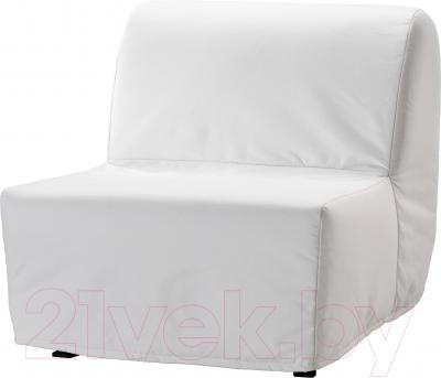 Чехол на кресло-кровать Ikea Ликселе 301.195.40 (белый)