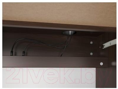 Письменный стол Ikea Микке 102.447.43 (черно-коричневый)
