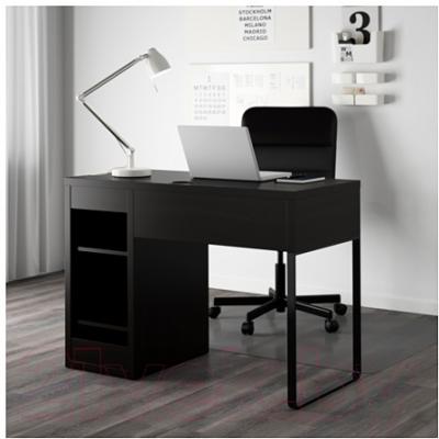 Письменный стол Ikea Микке 102.447.43 (черно-коричневый)
