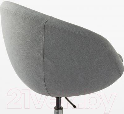 Кресло офисное Ikea Скрувста 302.800.04 (серый) - вид сзади
