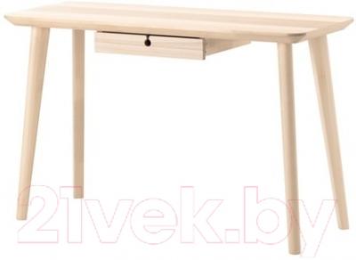 Письменный стол Ikea Лисабо 302.990.70 (ясеневый шпон)