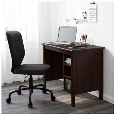 Письменный стол Ikea Брусали 303.022.99 (коричневый)