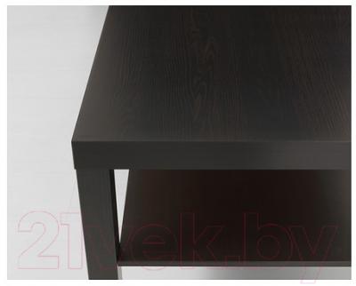 Журнальный столик Ikea Лакк 401.042.94 (черно-коричневый)