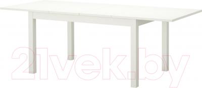Обеденный стол Ikea Бьюрста 402.047.45 (белый)