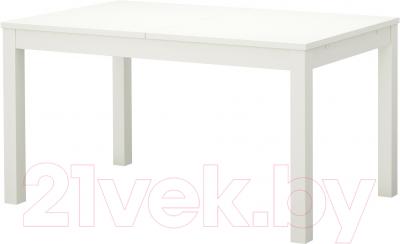 Обеденный стол Ikea Бьюрста 402.047.45 (белый)