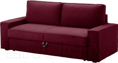Чехол на 3-х местный диван Ikea Виласунд 402.430.49 (красно-сиреневый)