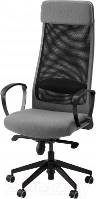 Кресло офисное Ikea Маркус 402.611.42 (серый)