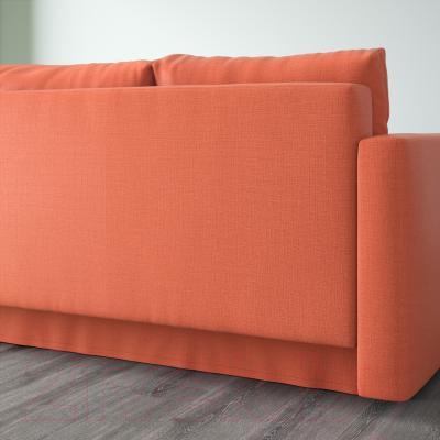 Диван Ikea Фрихетэн 403.007.23 (Шифтебу темно-оранжевый) - вид сзади