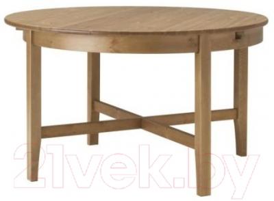 Обеденный стол Ikea Лексвик 501.160.55 (морилка, антик)
