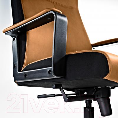 Кресло офисное Ikea Малькольм 501.968.01 - регулировка высоты сиденья и механизм качания