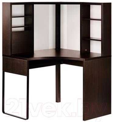 Письменный стол Ikea Микке 502.447.41 (черно-коричневый)